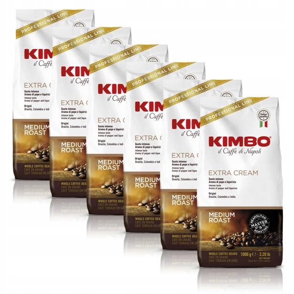 Kimbo Extra Cream 6X1 kg Kawa Ziarnista
