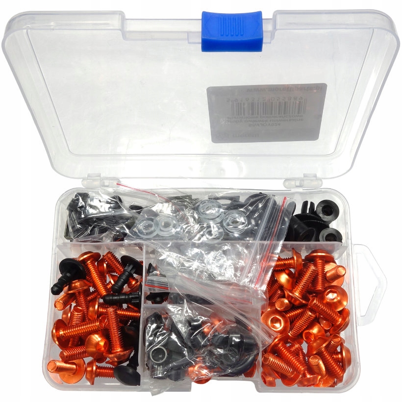 ZESTAW KPL śruby DO OWIEWEK MOTOCYKLOWYCH 193szt