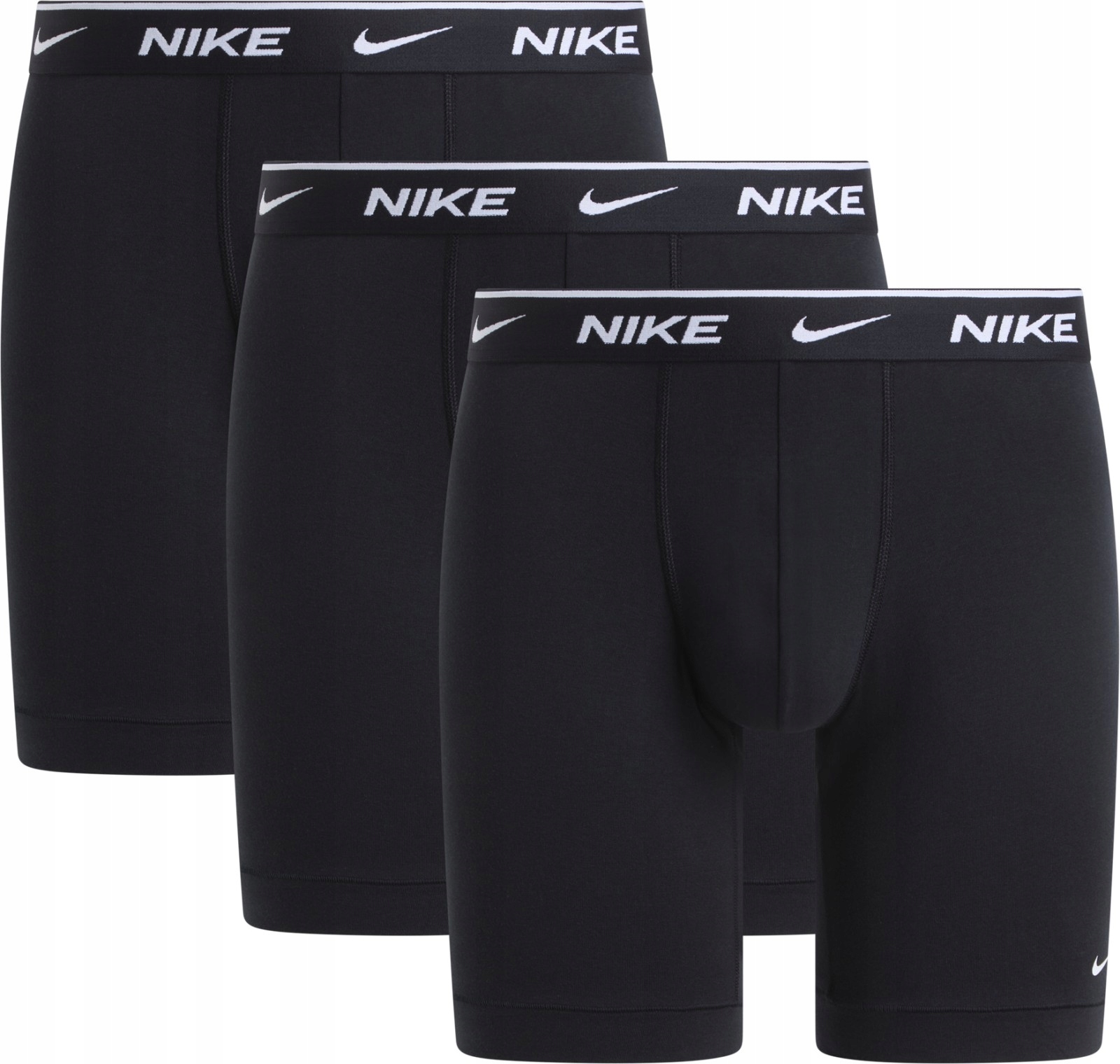 Boxerky, tanga, slipy Nike Essntial Cotton Strc Boxer Brief Long 3PK
