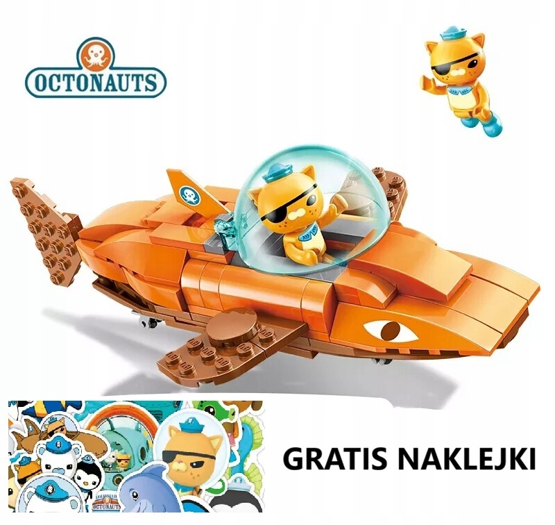 Klocki Oktonauci Octonauts figurka Kocurro pływak pojazd