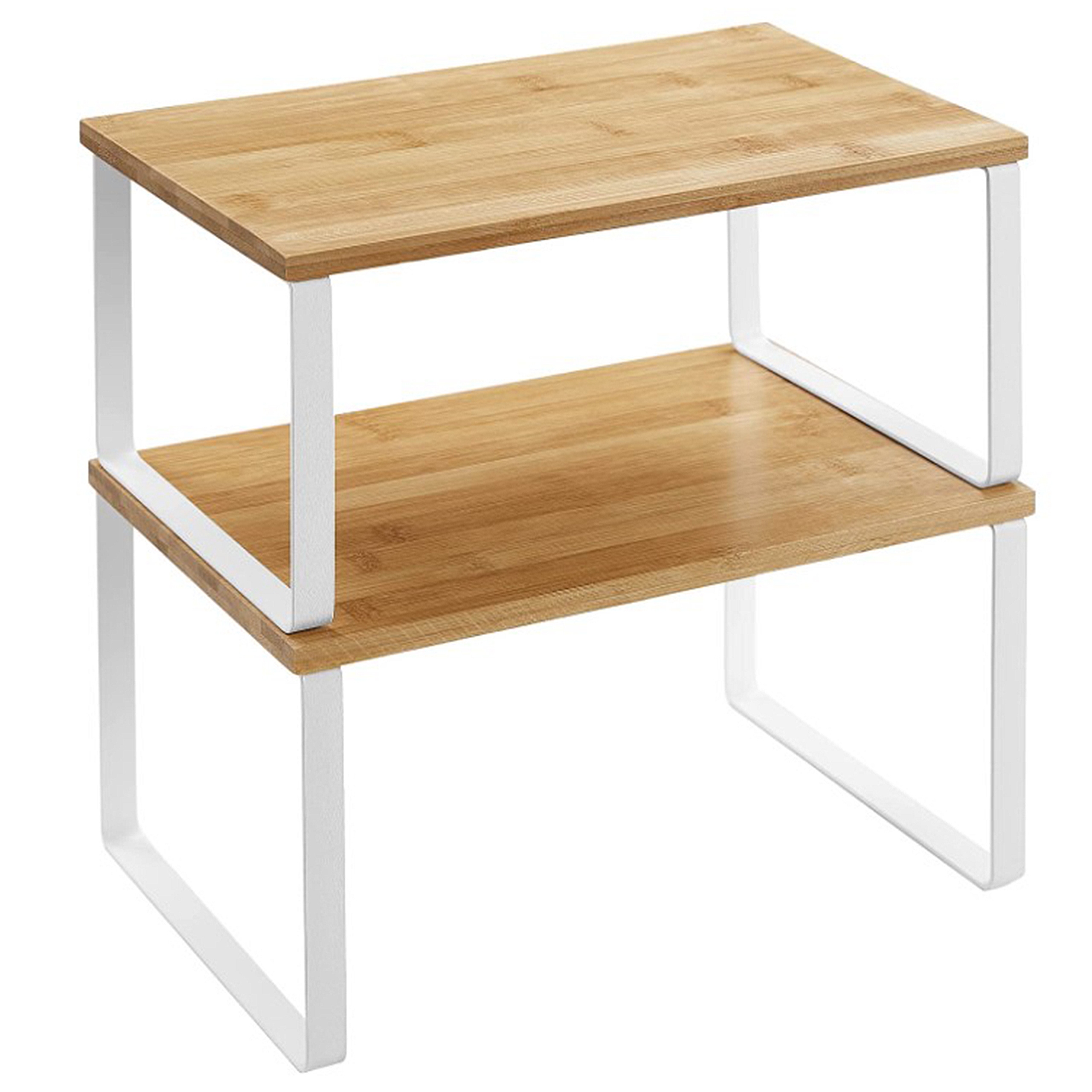 Kuchyňská polička na koření Dřevěný organizér do kuchyně do skříňky 2ks