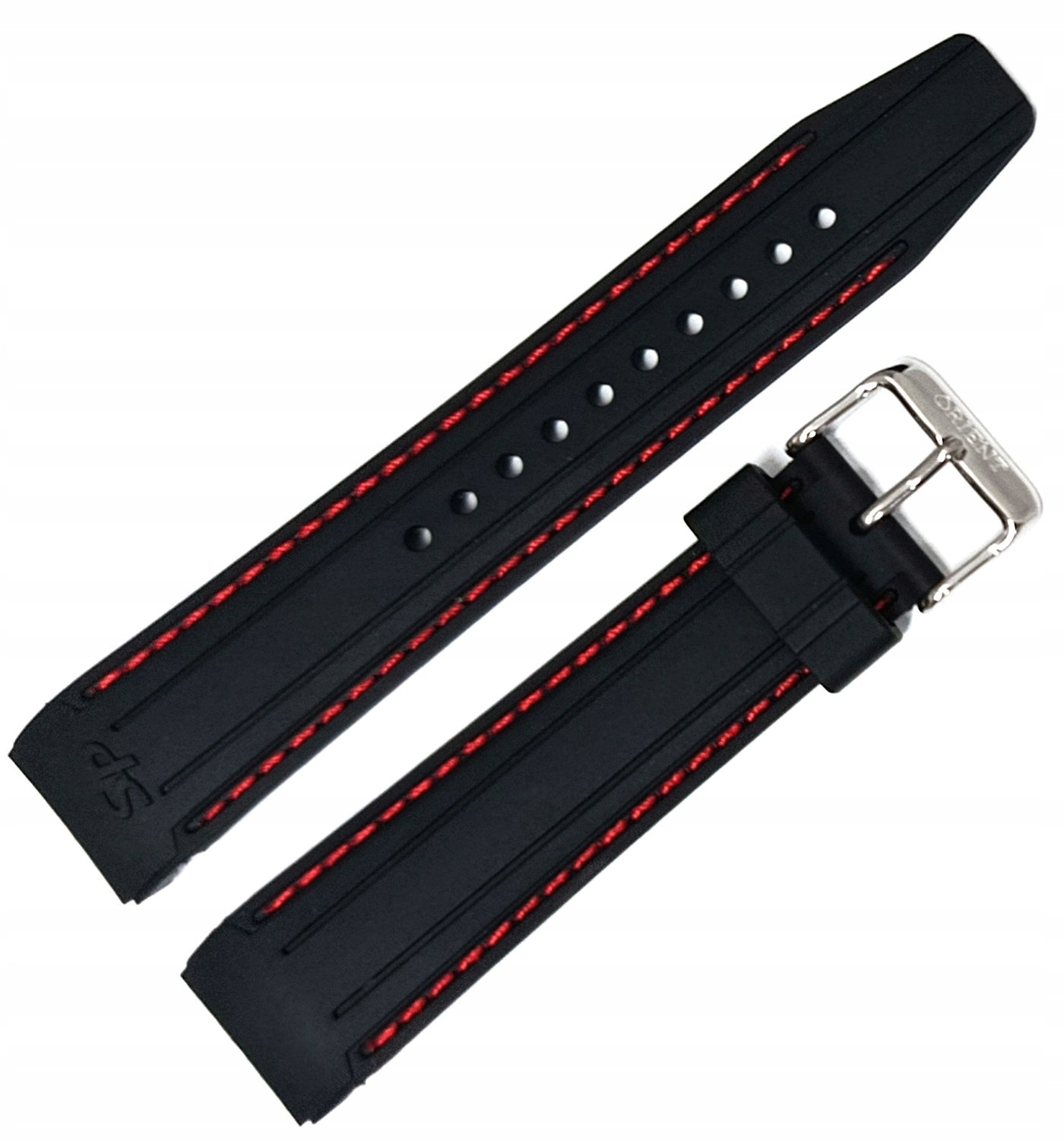 Originální Silikonový Černý Matný Řemínek Pro Hodinky Orient FUNG3003B 22 mm