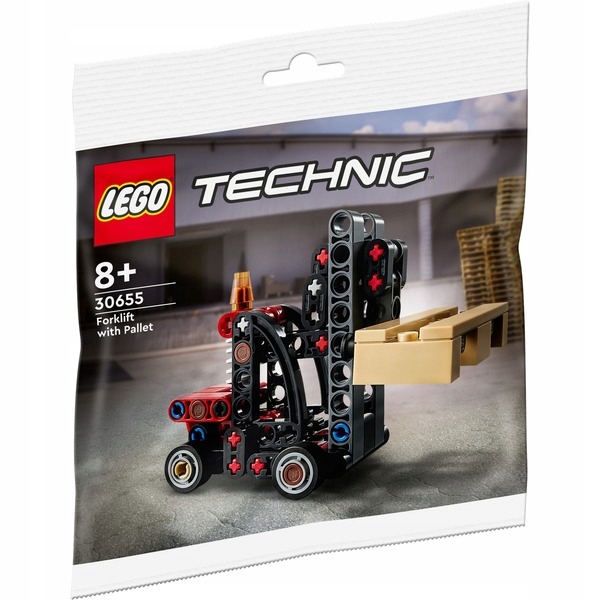 LEGO 30655 TECHNIC WÓZEK WIDŁOWY Z PALETĄ