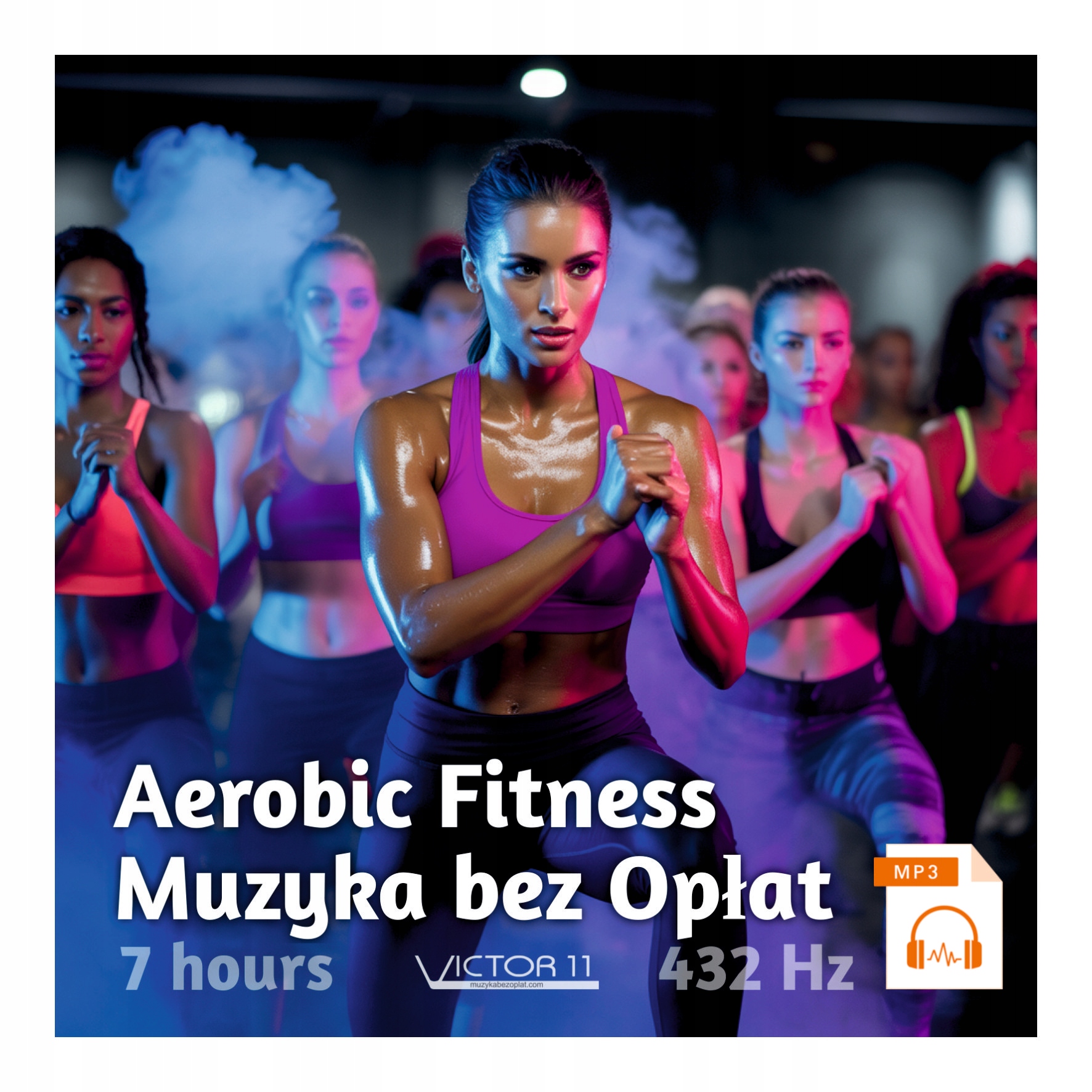Aerobic Fitness Muzyka bez Opłat 7 godzin Pendrive