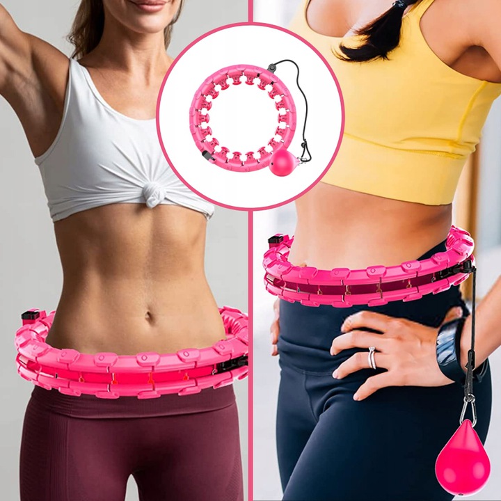 HULA HOP ODCHUDZAJĄCE Z OBCIĄŻENIEM- DUŻY OBWÓD Marka inna