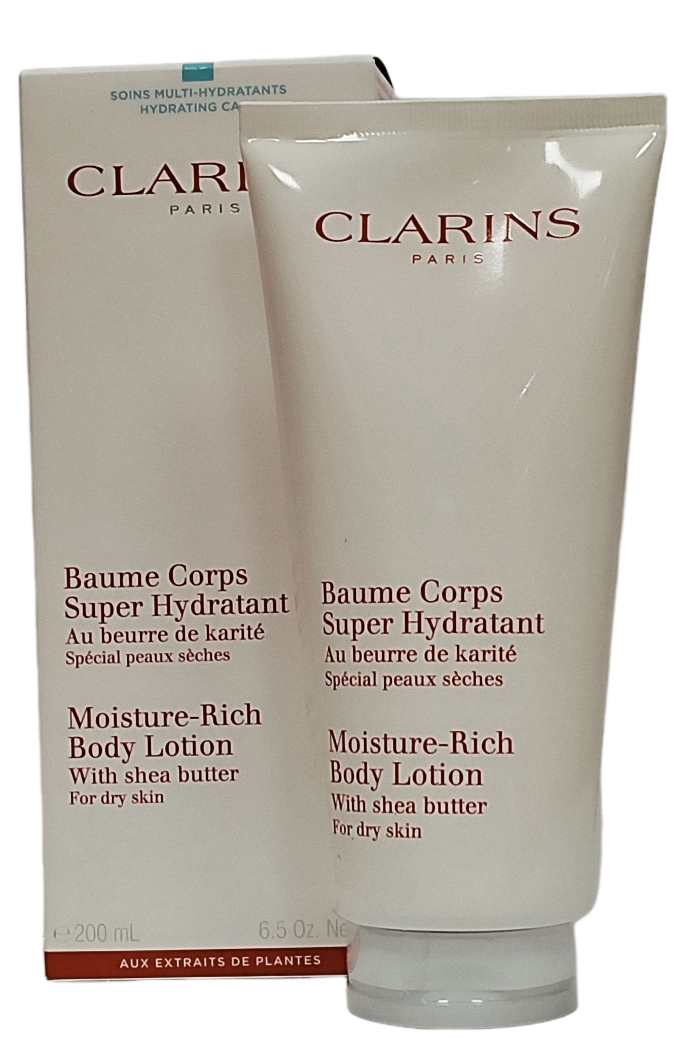 Clarins Moisture Rich Body Lotion With Shea Butter Dry Skin