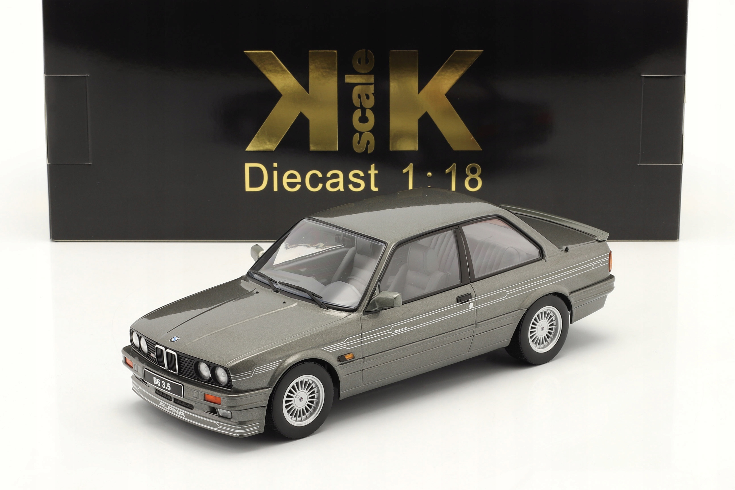 Kk Scale Bmw Alpina B6 3.5 (E30) 1988 Grey m. 1:18