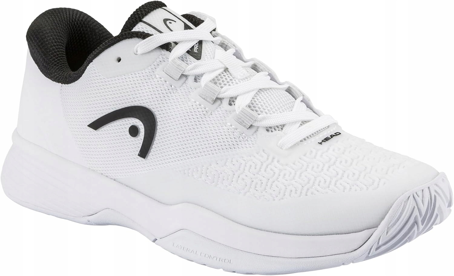 Buty Tenisowe Head Revolt Pro 5.0 Juniorskie Biało-Czarne 38