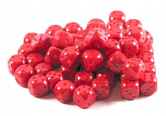 Kostka Kości Kostki Do Gry 15 mm Oczkowe 100 szt
