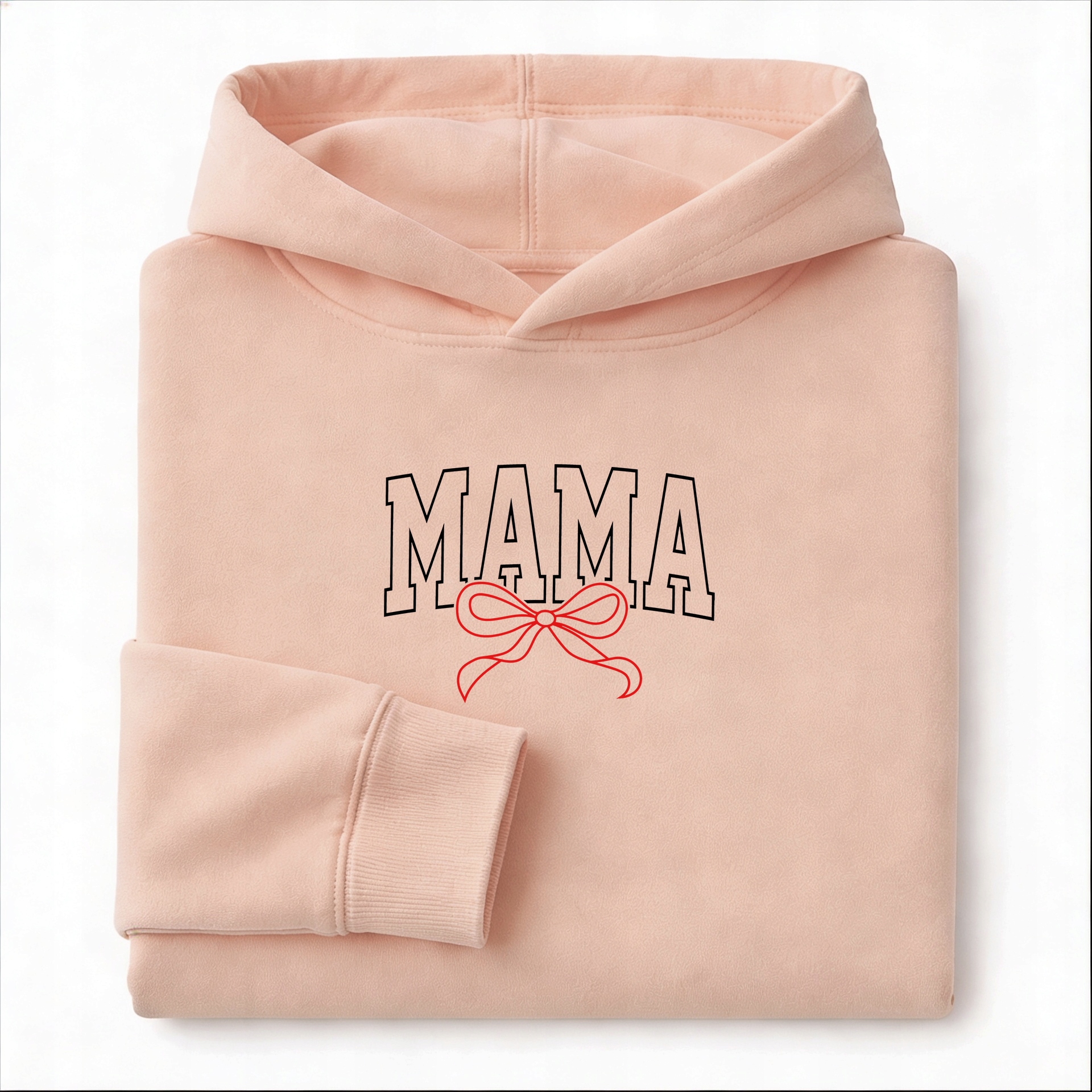 Dárek Pro Maminku Mikina Na Svátek Matek S Výšivkou Peach S Kapucí Maminka Vel S