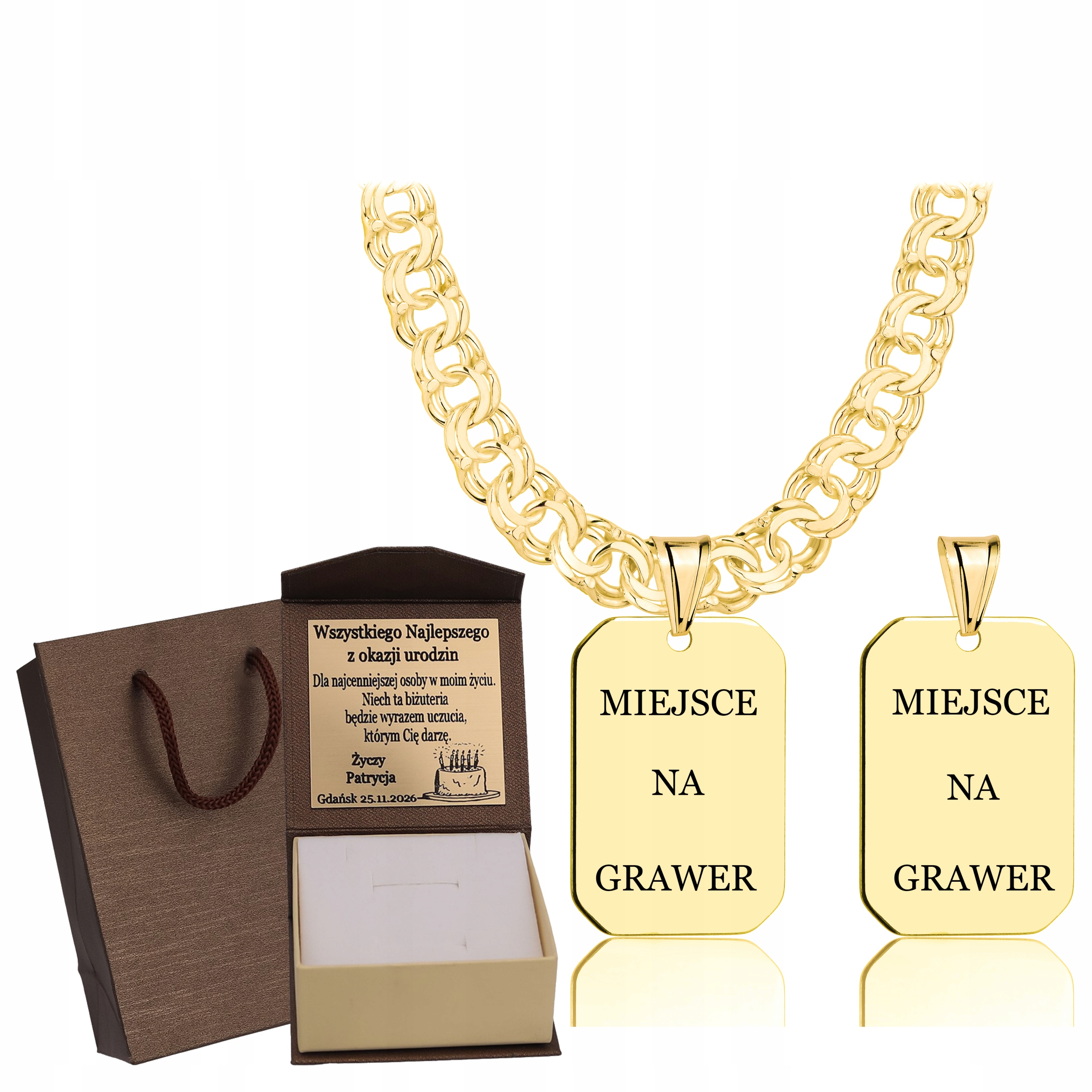 Zlatý Plný Řetízek Galibardi S Nesmrtelníkem Pr 925 585 Gravírování