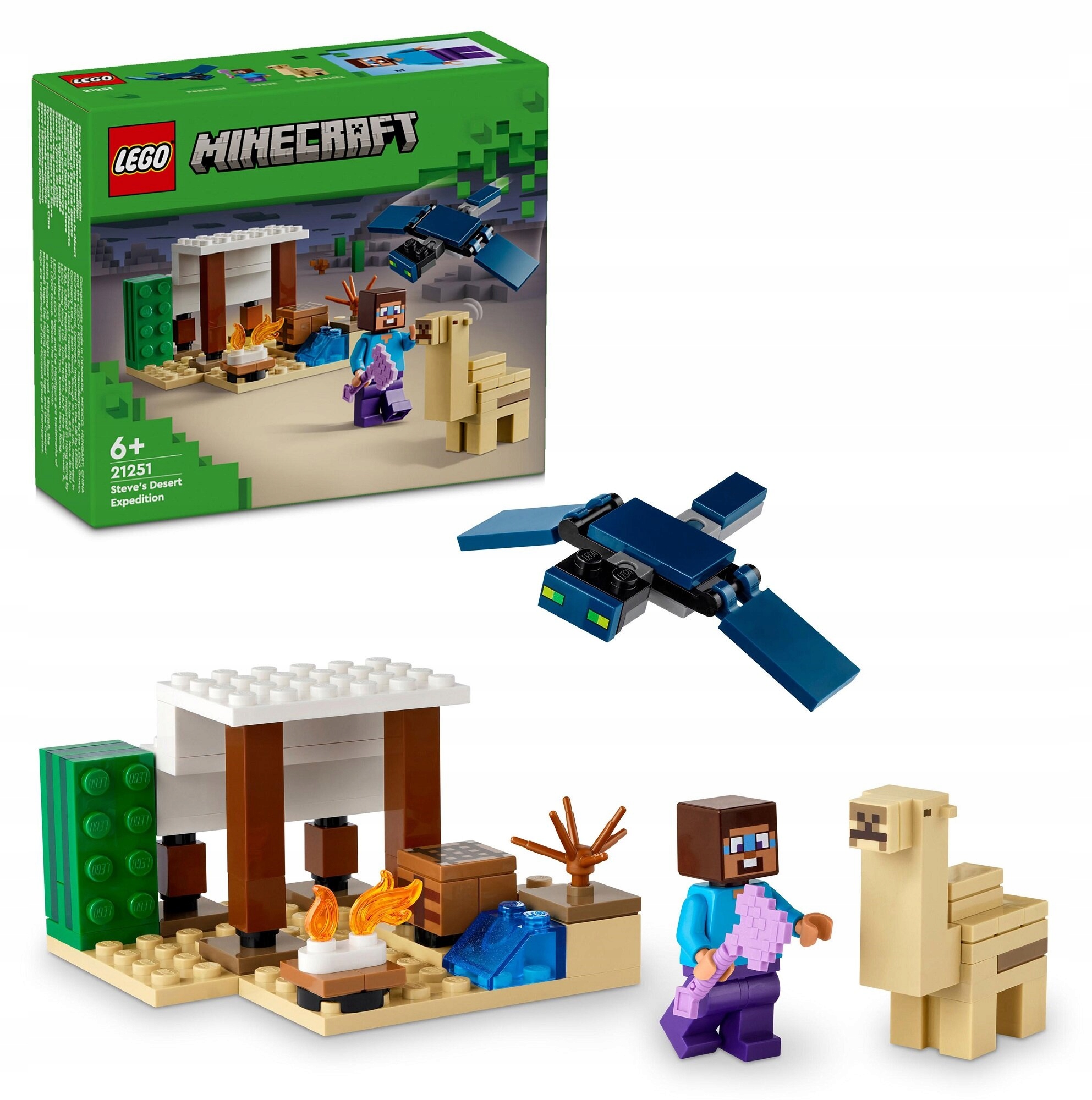 LEGO 21251 Minecraft Pustynna wyprawa Steve'a ,,, NOWY
