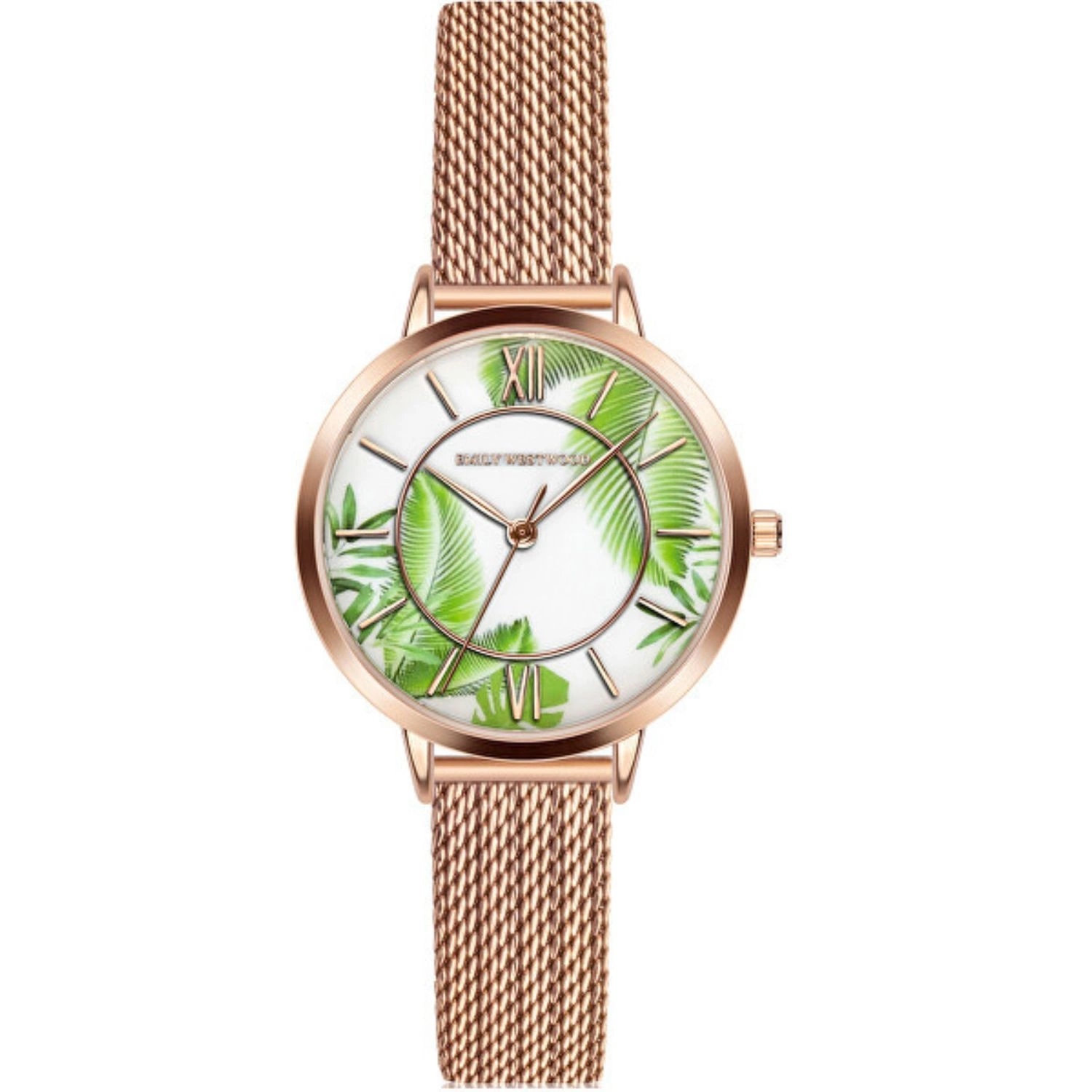 Dámské hodinky Emily Westwood zlaté elegantní meshové