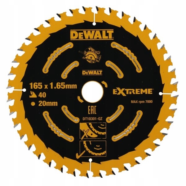 

Tarcza do Drewna 165 mm Extreme DT10301 DeWALT
