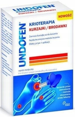 UNDOFEN Krioterapia KURZAJKI/BRODAWKI 50 ml