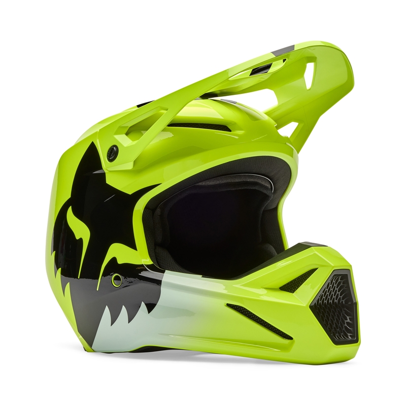 Prilba Fox Junior V1 Shield Fluo Yellow (yl)