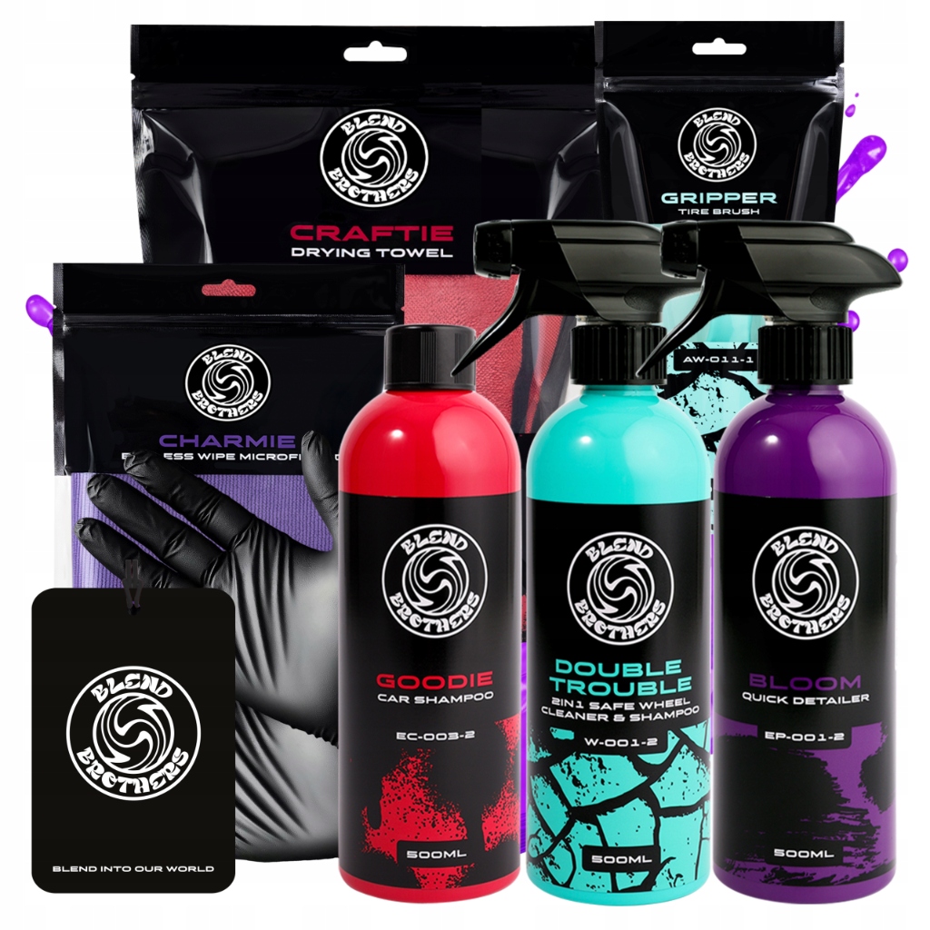 Sada na mytí karoserií a pneumatik pro ochranu laku 3x500 ml Příslušenství