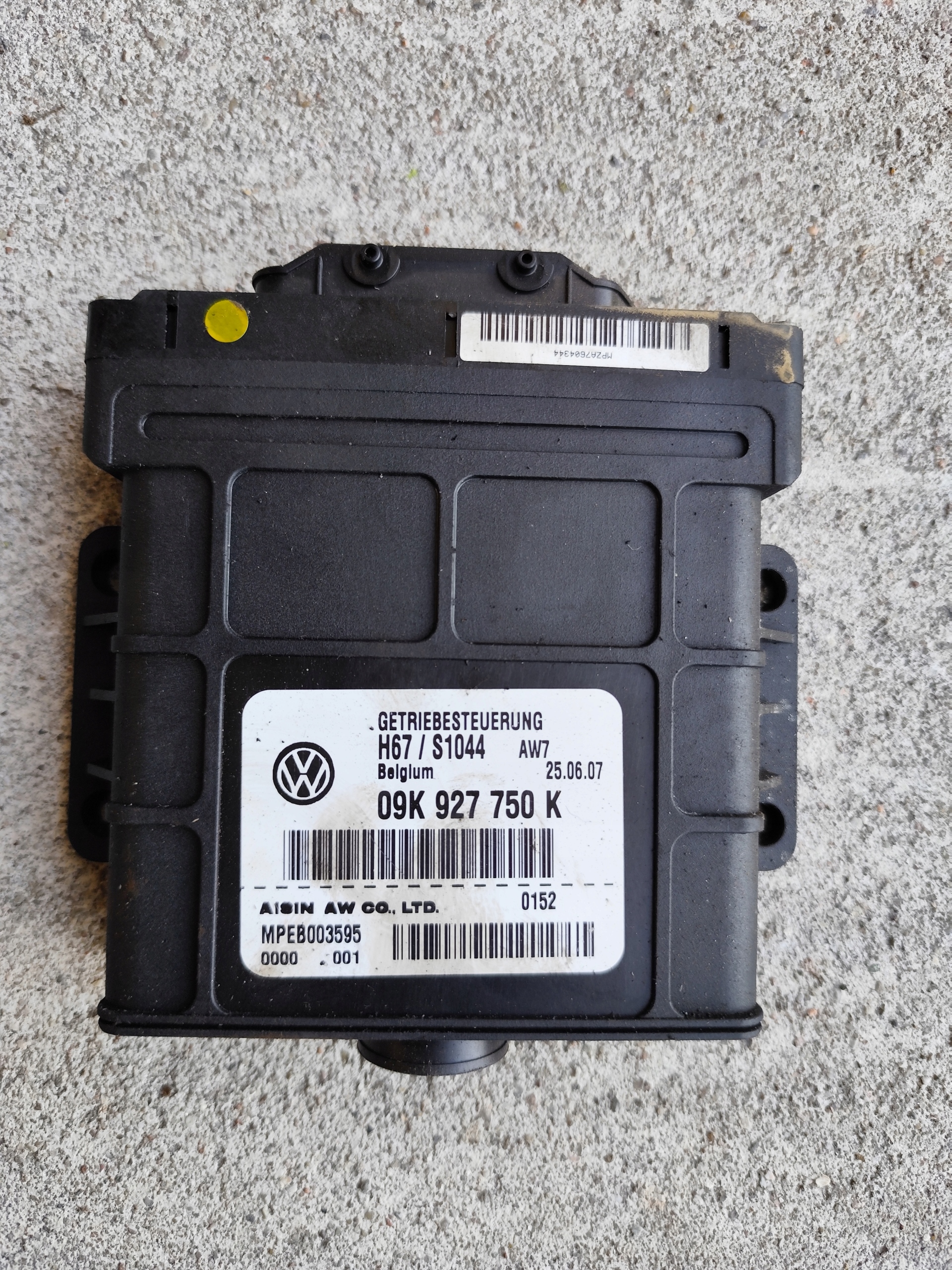 VW T5 Bedienteil Computer Getriebe getriebe 09K927750K