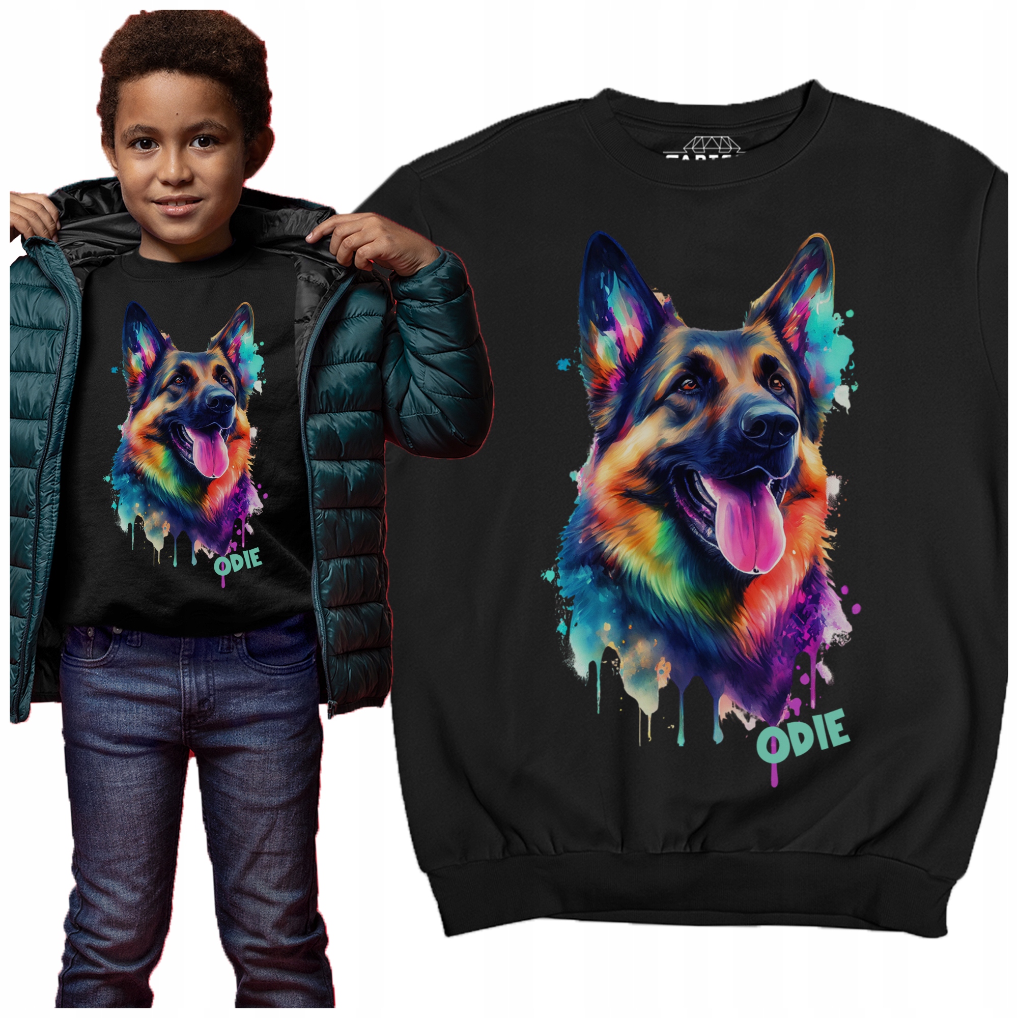 

Bluza Dziecieca Rasa Owczarek Niemiecki Imię Psa