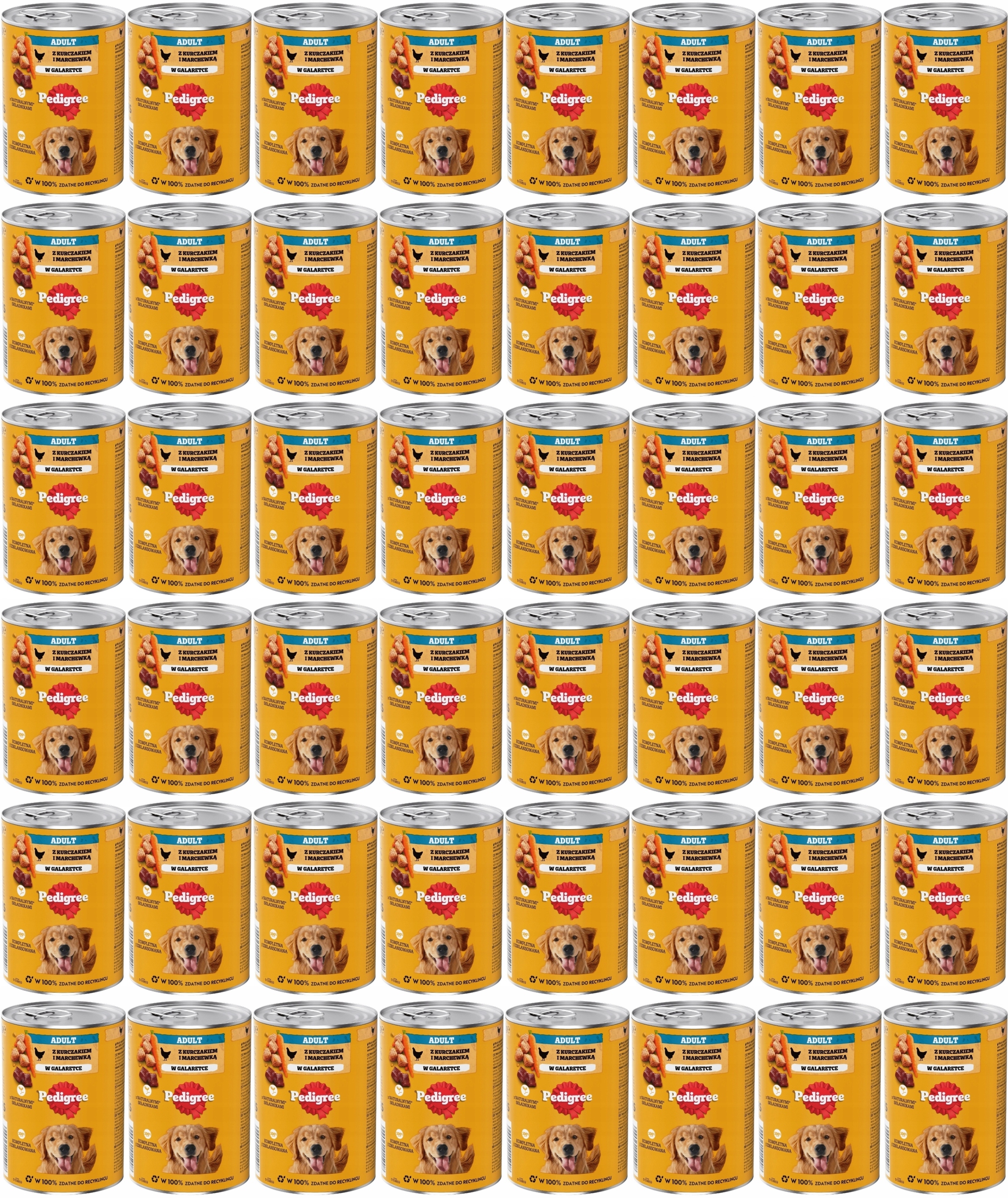 Levně Pedigree Adult Kuře v želé 48 x 400 g