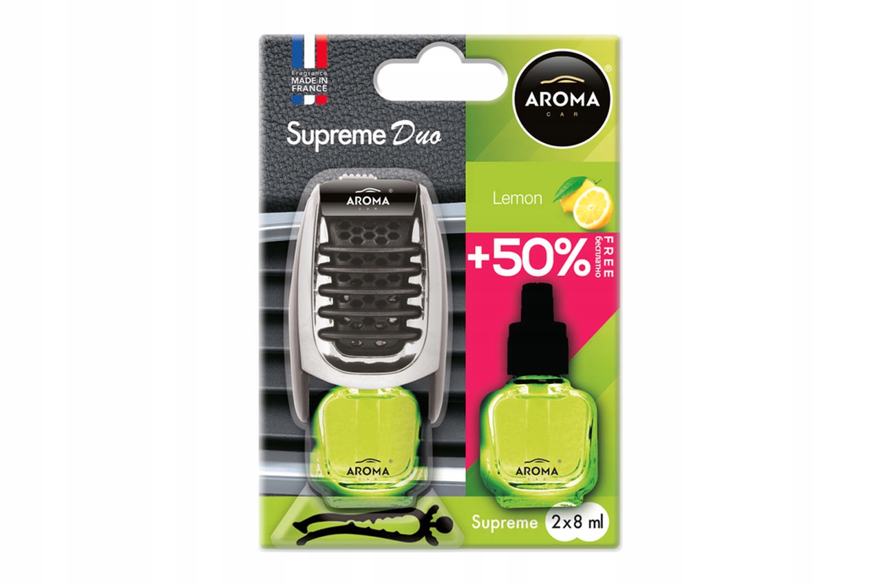 

Odświeżacz Zapach Aroma Supreme Duo Lemon Cytryna
