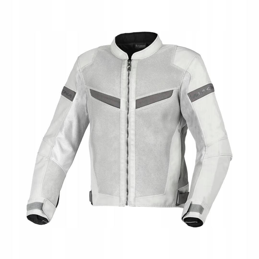 Macna Výpredajová Bunda Velotura Motorcycle Jacket Light Grey Farba Svetlo Šedá