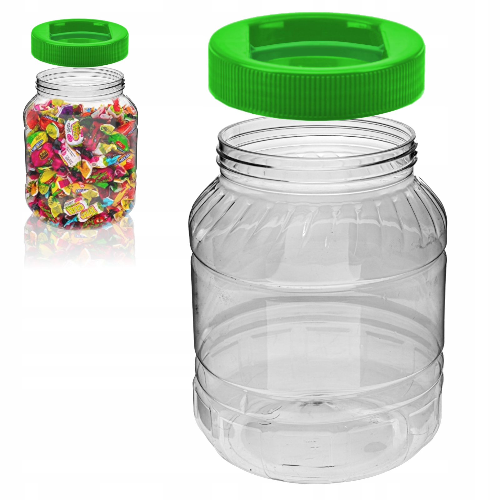 

Słoik plastikowy 12L Pet do przechowywania kuchni