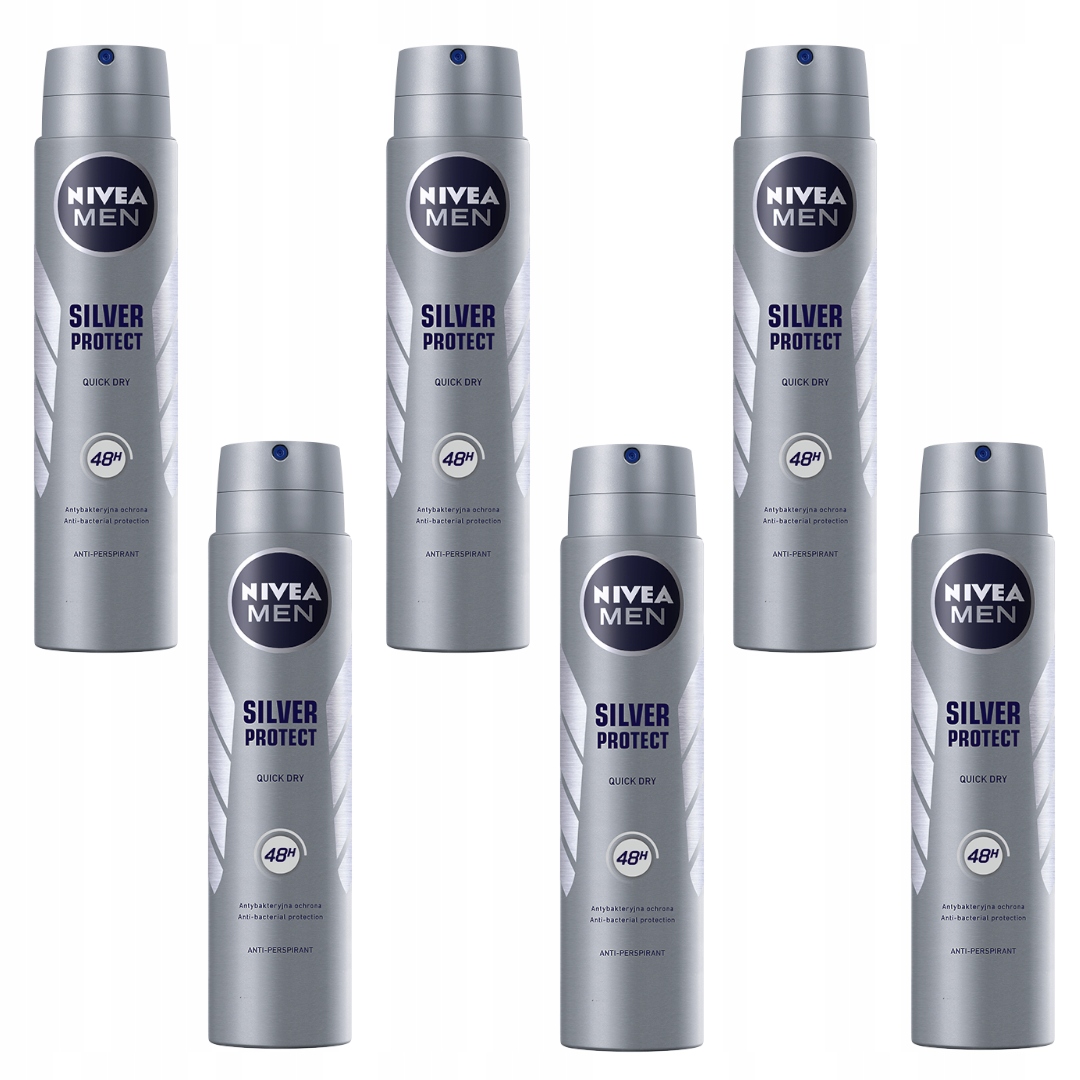 

Antyperspirant Nivea Men Silver Protect 6x200ml