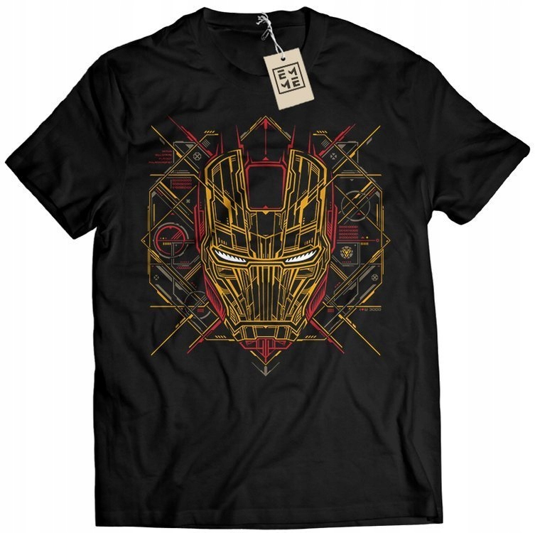 

Koszulka Męska Bluzka Marvel Avengers Iron Man L