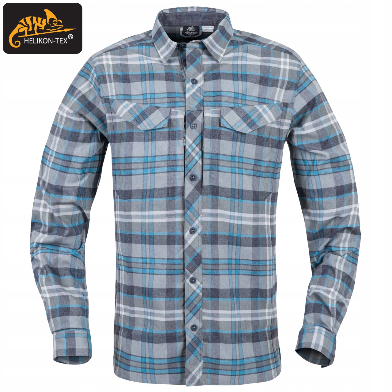 Koszula Męska w Kratę DEFENDER Mk2 PILGRIM HELIKON Wytrzymała Indeks UPF50 Marka Helikon-Tex