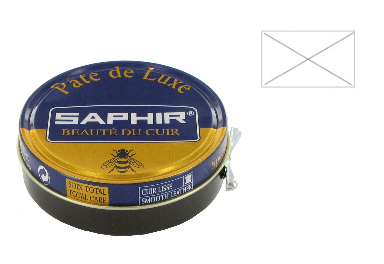 Bezbarwna Pasta Do Butów Wosk Saphir De Luxe 50 ml-Zdjęcie-0