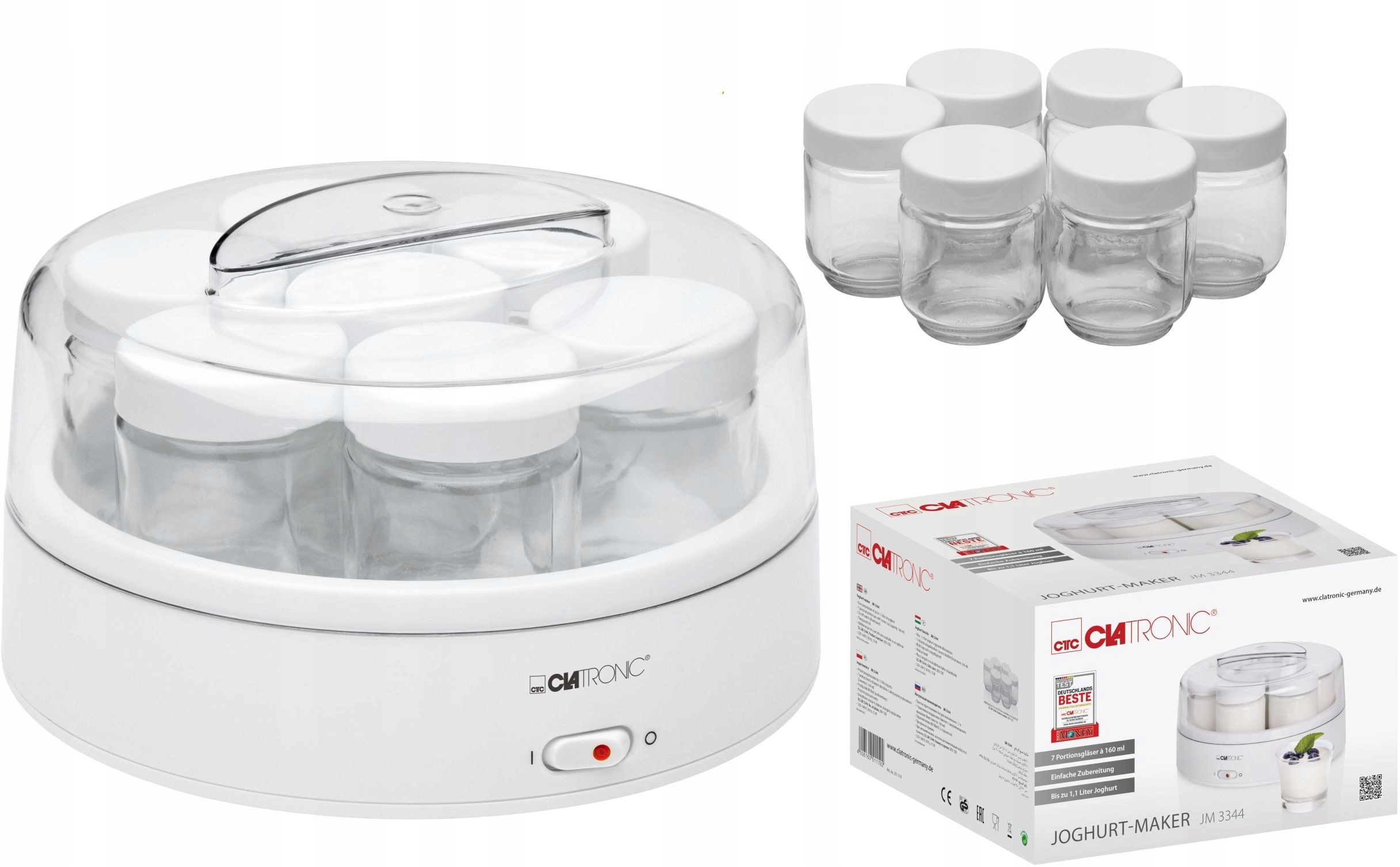 

Jogurtownica Domowy Pyszny Jogurt Clatronic Jm 334