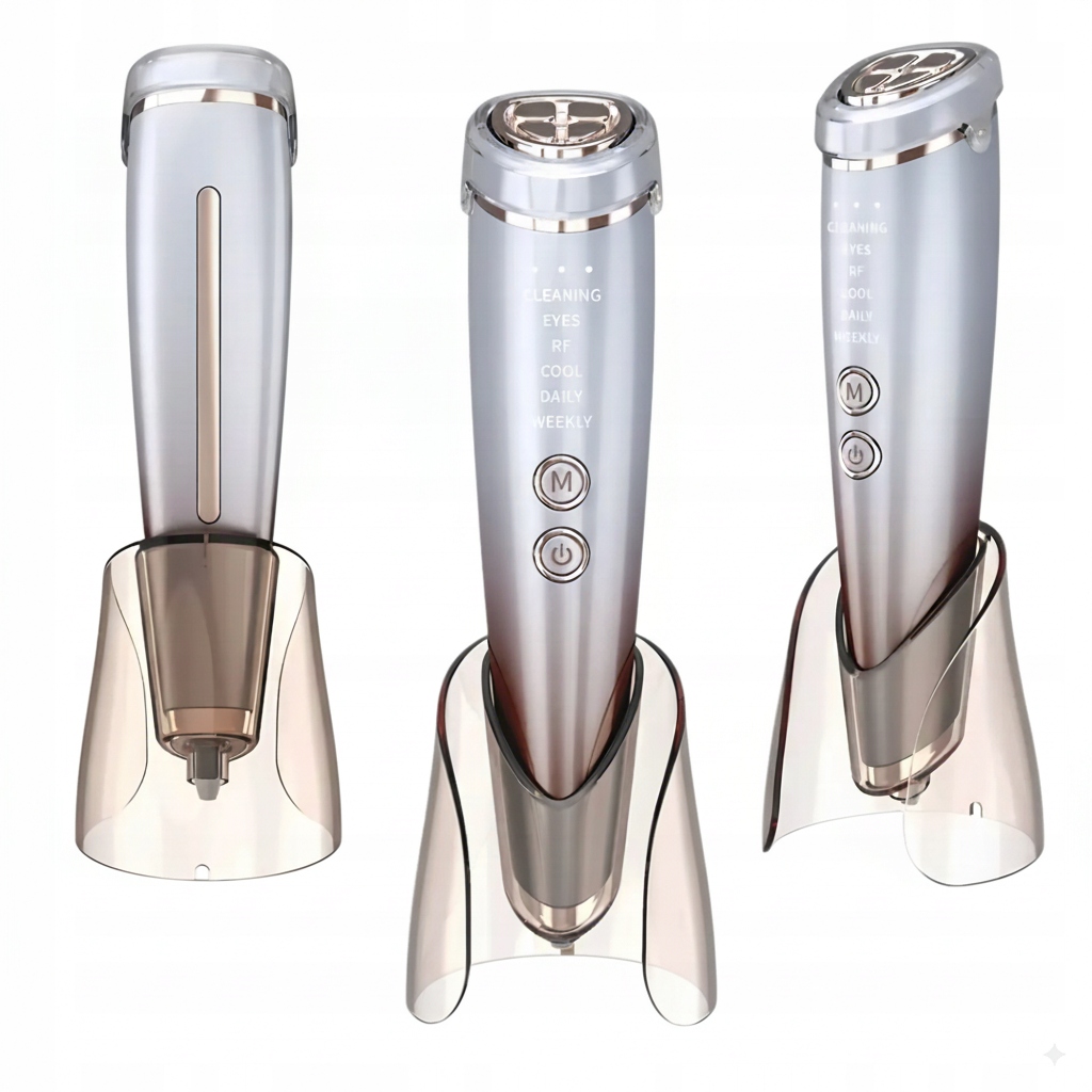 Bezjehlová Mezoterapie Na Obličej 6v1 Omlazení Rf Ems Fototerapie Led 10W