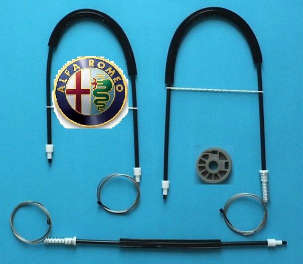 ALFA ROMEO BRERA 05- Podnosnik szyby ZESTAW Lewy