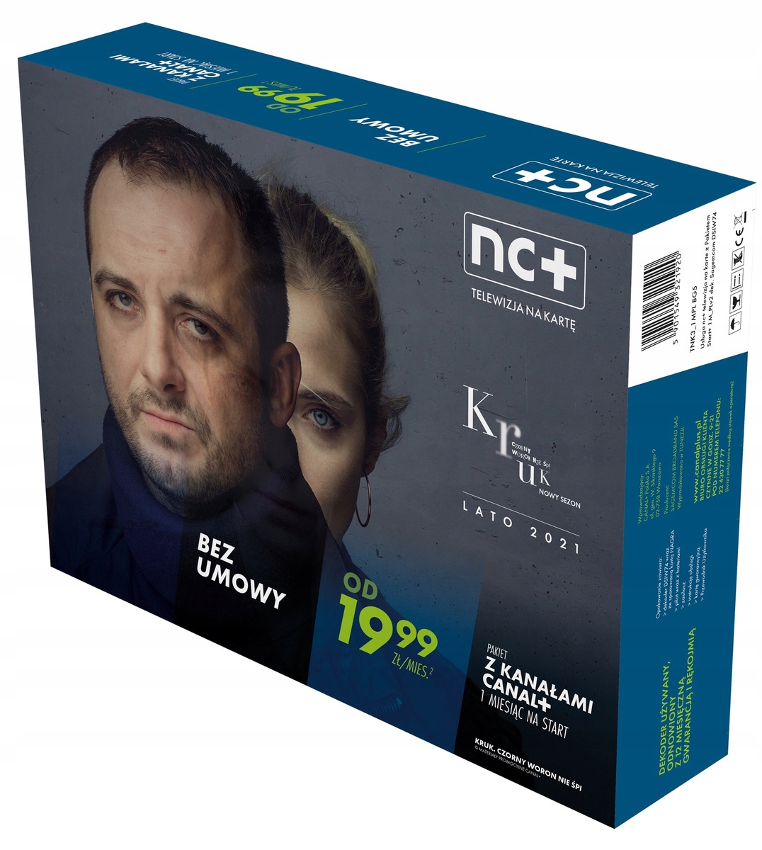 Dekoder NC+ BG5 TnK 1-mc na start z Canal + Marka Canal+