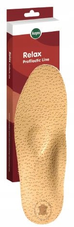 

Wkładki profilaktyczne Płaskostopie Relax Skóra 39