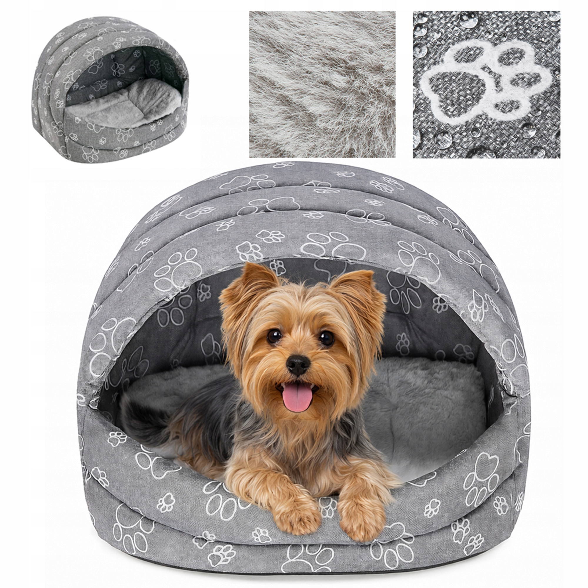 Psí bouda Pelíšek Kočičí bouda XL Claw Kožešina