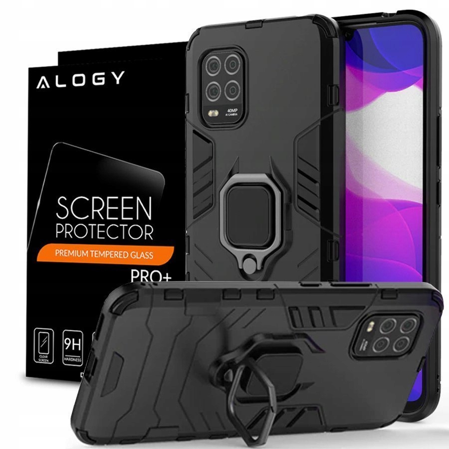 

Etui Alogy Ring Case Do Xiaomi MI 10 Lite Szkło