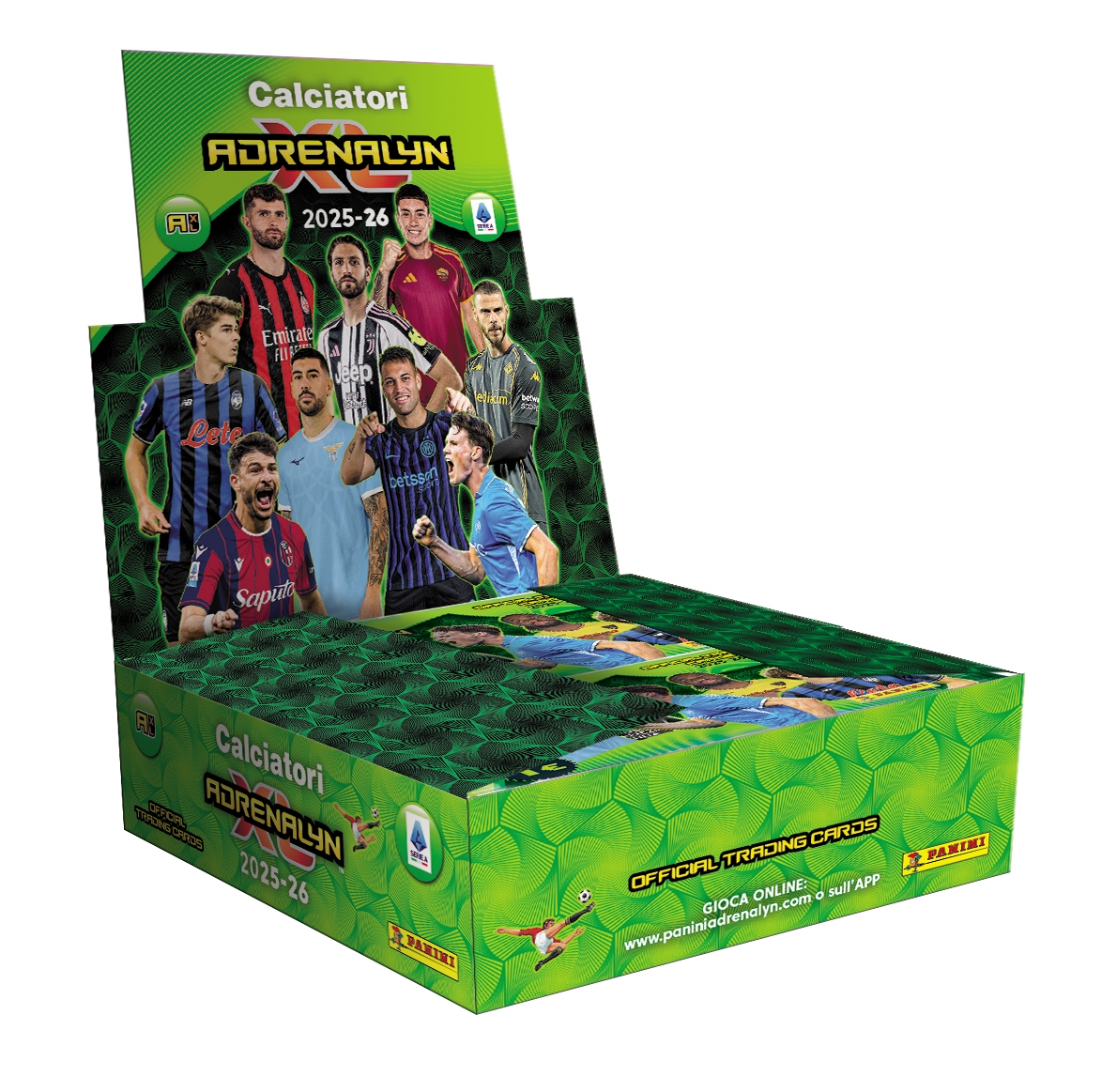 Calciatori Serie A Liga Włoska 2025/26 Panini Box 24 Saszetki Po 6 Kart