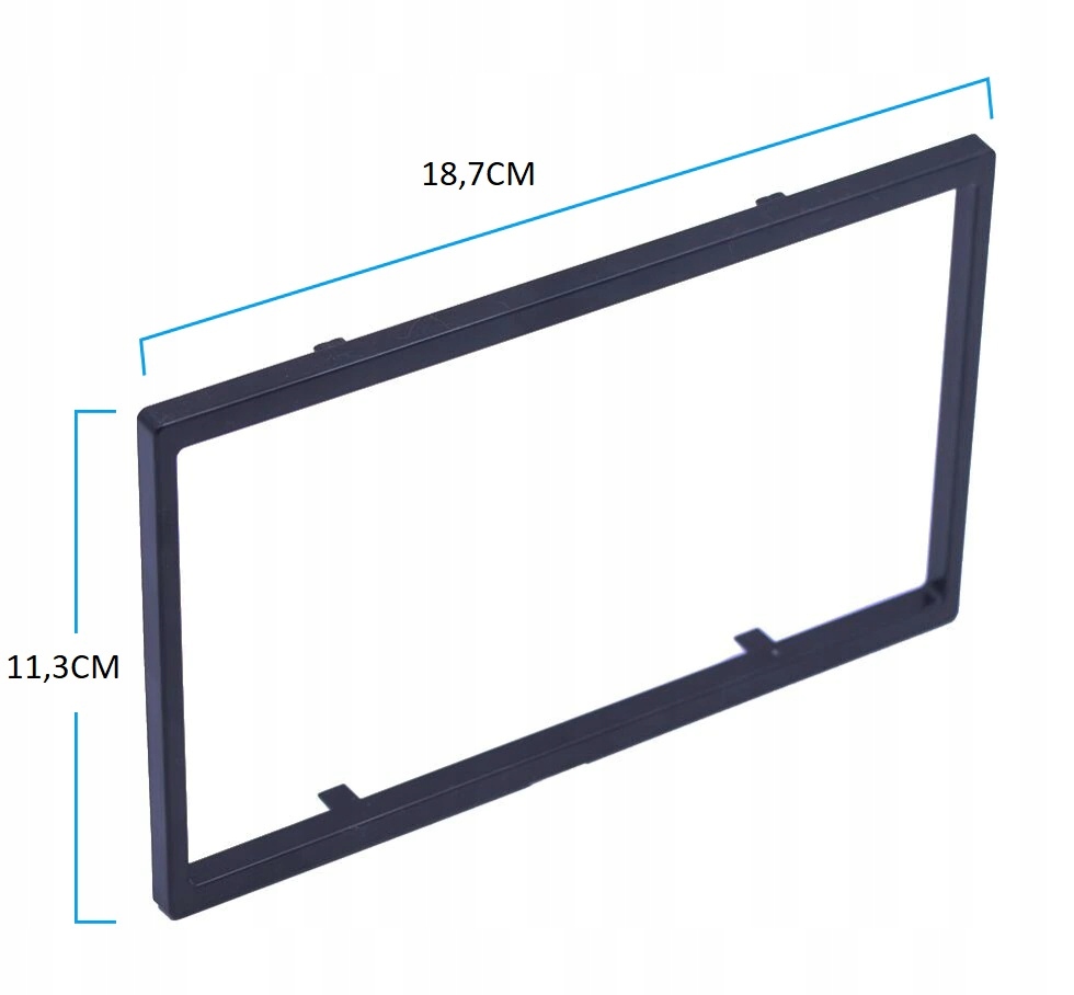 RAMKA DO RADIA UNIWERSALNA 2 DIN POD RADIO 7 CALI 178x102MM Model RAMKA 2DIN