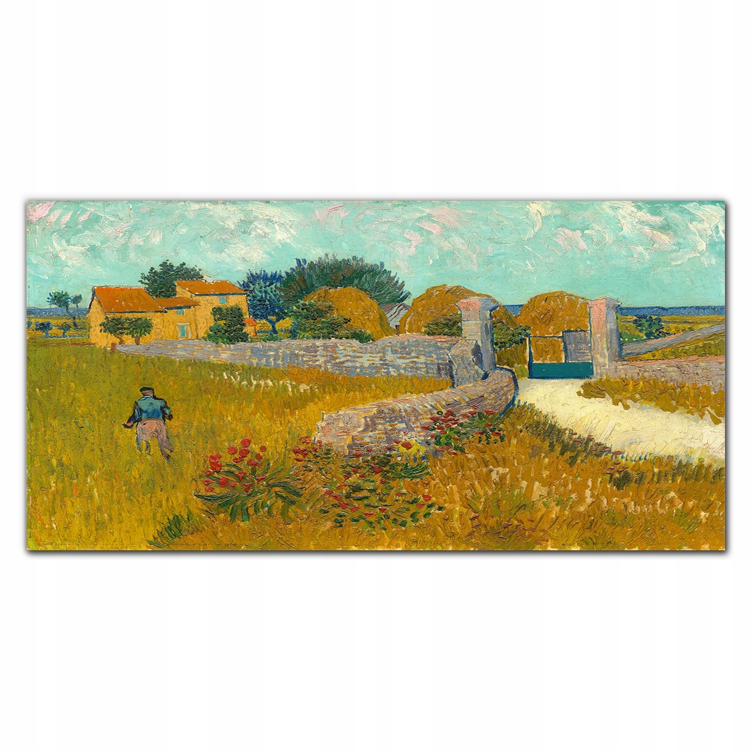 Obraz na plátne Dom v Provence Van Gogh 140x70