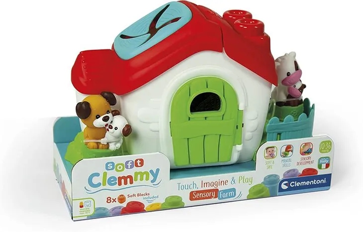 Clemmy farma sensoryczna dla dzieci Clementoni Liczba elementów 8