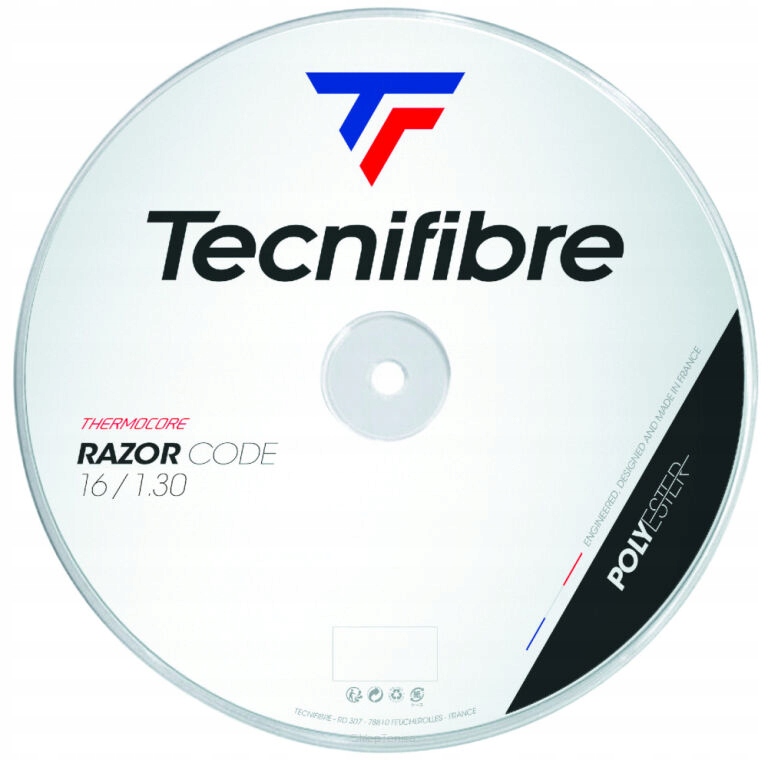 Naciąg tenisowy Tecnifibre Razor Code 1.30 niebieski