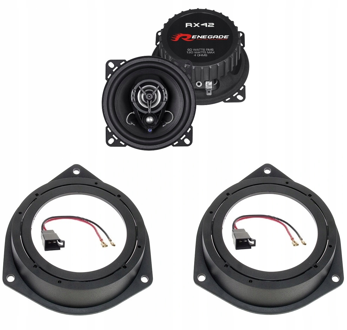 Renegade RX42 reproduktory do auta vzdálenost 10 cm Opel Astra H Corsa D