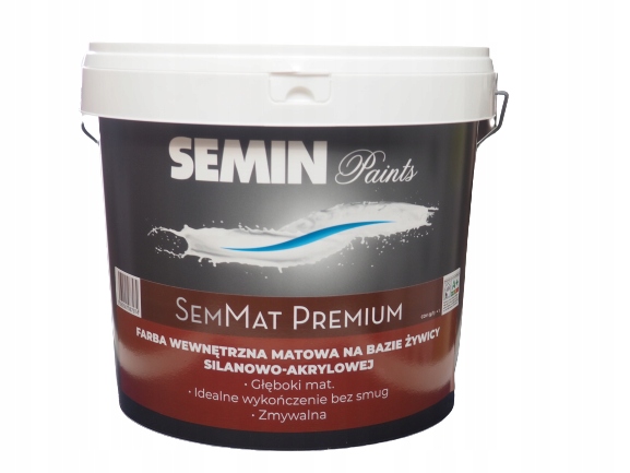 

Semin SemMat Premium biała farba akrylowa 4L