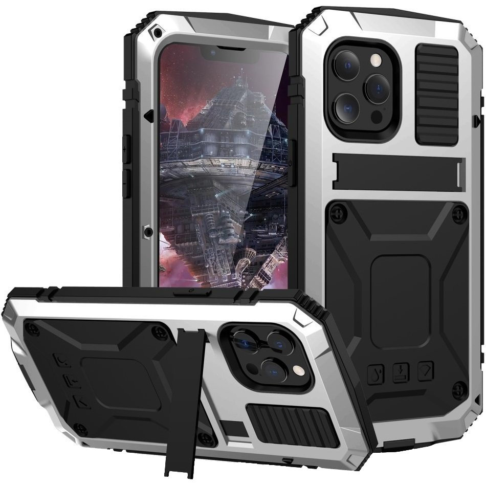 R-just Armored Pouzdro Sklo pro iPhone 13 Mini, pouzdro kryt