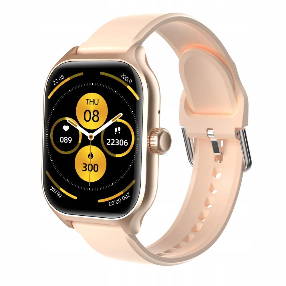 Smartwatch zegarek DAMSKI metal Polskie Menu Rozmowy 2 paski bransoleta PL Marka Inna