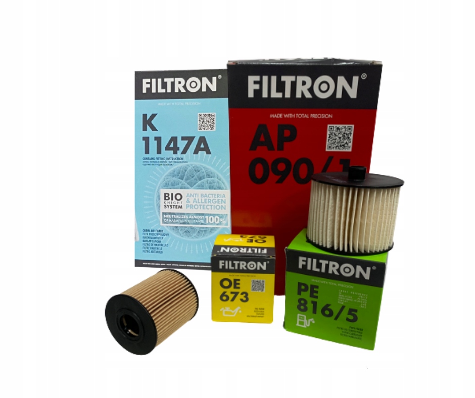 

Zestaw Filtrów Peugoet 407 Citroen C5 II 2.0 Hdi
