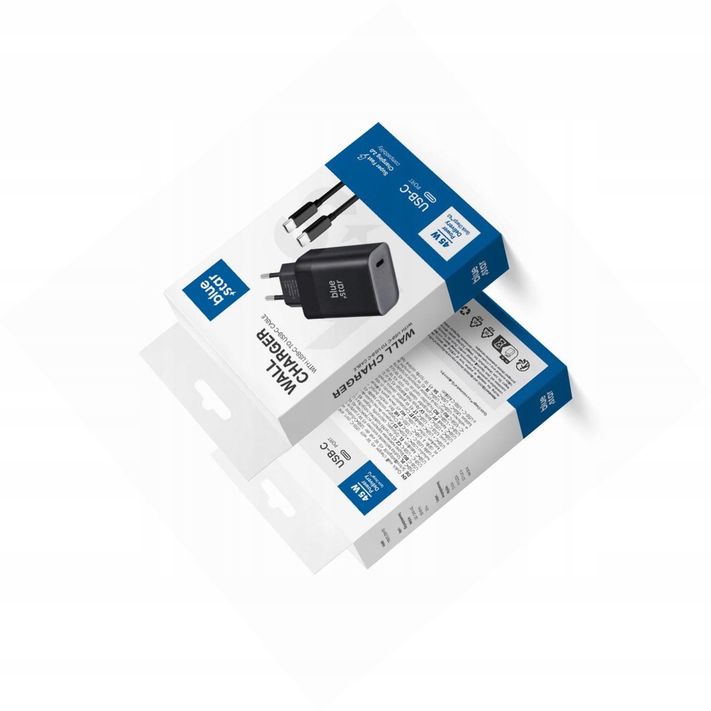 Szybka ładowarka 45W z odpinanym kablem Usb-c do Samsung Galaxy A55 5G