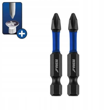 ZESTAW BITÓW KOŃCÓWKI WKRĘTAKOWE UDAROWE PH2x50mm Stan opakowania oryginalne